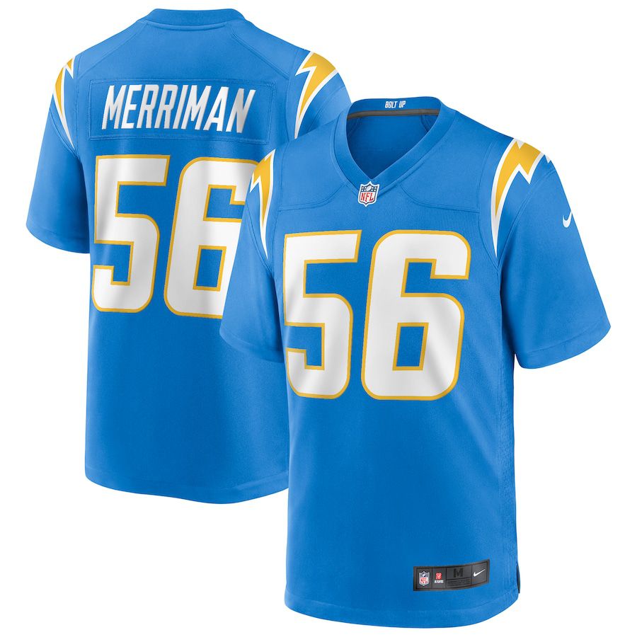 Men Los Angeles Chargers #56 Shawne Merriman Nike Powder Blue Game Retired Player NFL Jersey->los angeles chargers->NFL Jersey